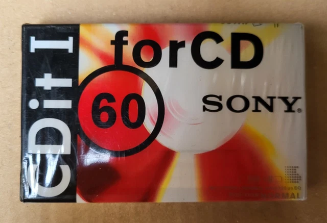 Cassette Audio Sony FX-60 - Vierge - 60 Minutes - Sous Blister - Occasion