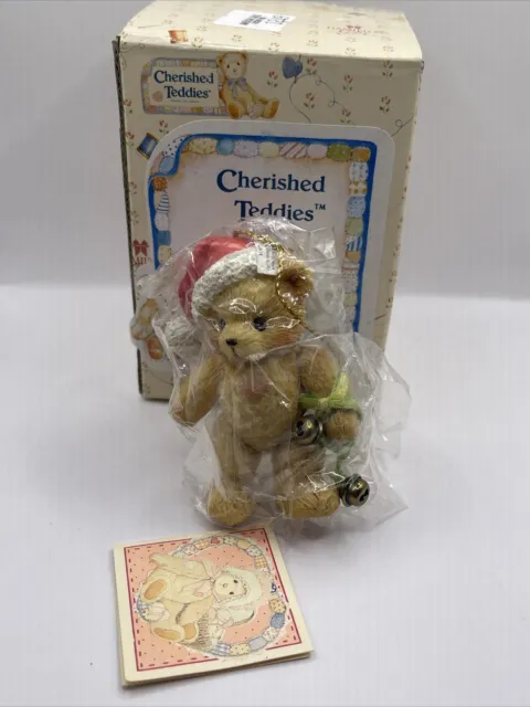 1993 ENESCO Cherished Teddies Jointed Bear Ornament 914894 NIB
