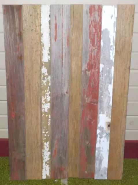 Reclaimed Weathered Old Barn Board Wood Lumber Rustic Decor Crafts Wall Art #14