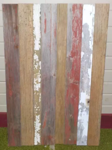 Reclaimed Weathered Old Barn Board Wood Lumber Rustic Decor Crafts Wall Art #14