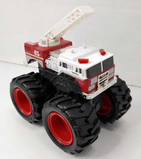 Tonka Metal Monster Truck: Fire Engine w/ Ladder - 4in. Die Cast Rolling Vehicle