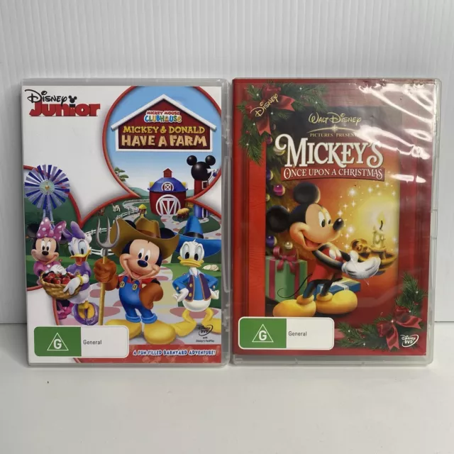MICKEY MOUSE Mickey's Once Upon Christmas (DVD, 1999) & Clubhouse