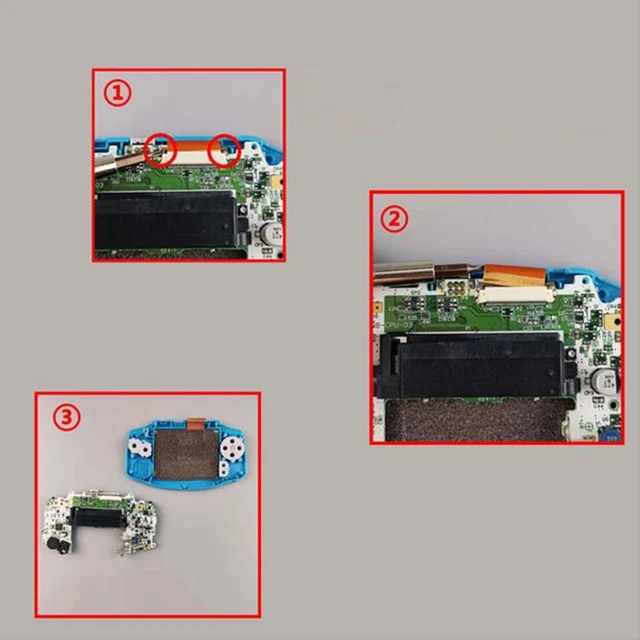 Schermo IPS Game Boy Advance Kit Mod GBA V2 IPS - Schermo Retroilluminato LCD IPS Custodia Completa Pretagliata, Per Game Boy Advance Giochi Gba - Foto 6