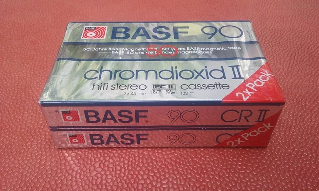 BASF Chromdioxid II 60 Audio Cassette Tape NEW 1982 Made in Germany