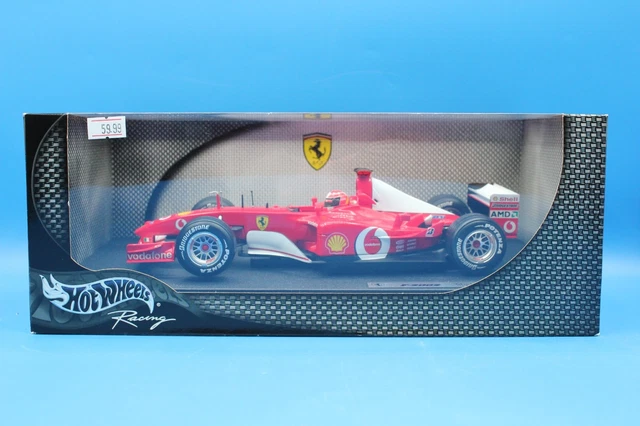 ausverkauft | Hot Wheels 30580681 Ferrari F2001 R. Barrichello Launch Edition Modellauto 1:18 | Online kaufen bei Modellbau Härtle