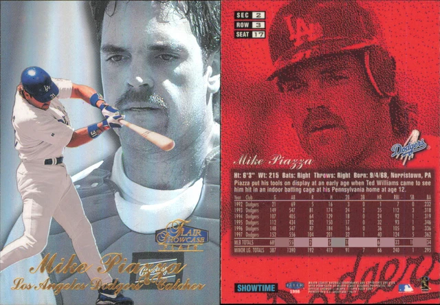 1998 Flair Showcase Row 3 #17 Mike Piazza - - Near Mint
