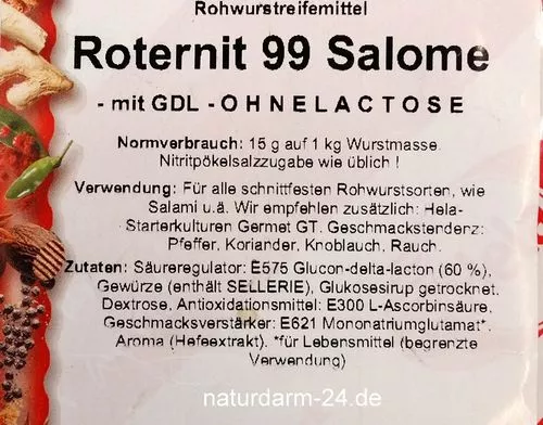 Hela Roternit 99 Salome, lactosefrei, 1 kg Beutel, Gewürz, Gewürze,