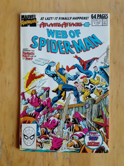 Web of Spider-Man Annual #5 (1989, Marvel Comics) 8.0 Very Fine