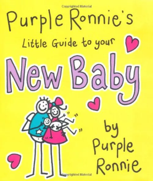 Lila Ronnie's Little Guide To Your Neu Baby Hardcover Lila Umkehrosmose