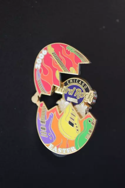 2006 Hardrock Cafe Pin Chicago Eastern Ostern Neu! Mit Hologram!