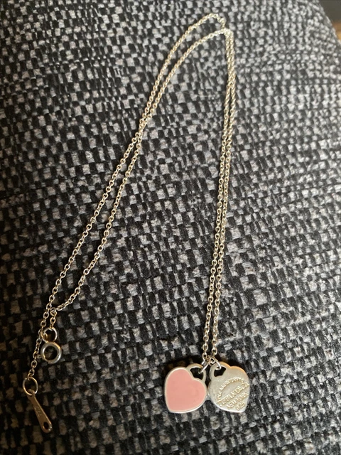 Tiffany And Co Double Chain Heart Necklace 2025