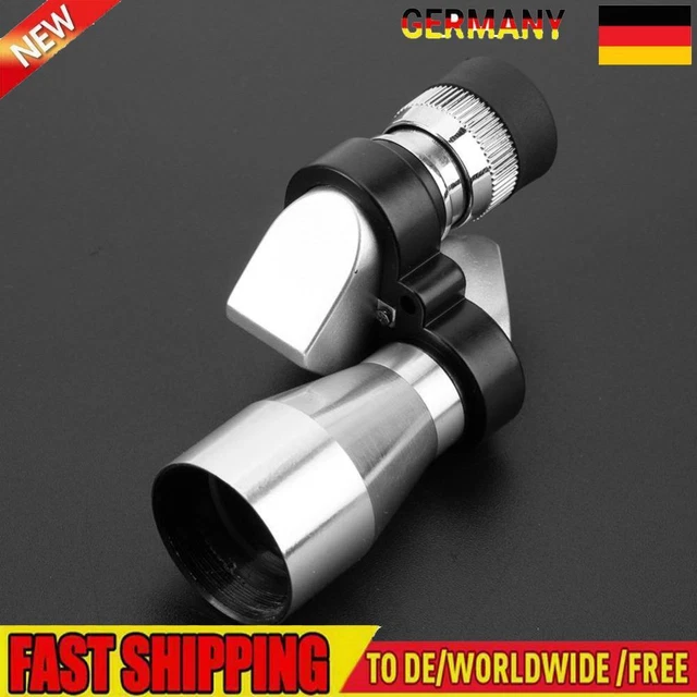 8x20 Mini Corner Binoculars HD Pocket Monocular Outdoor Telescope (Silver)