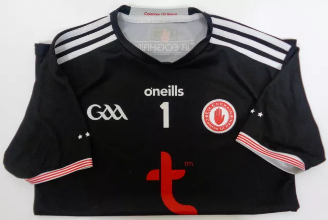 2018 TYRONE GAA - O'Neills Gaelic Goalkeeper Shirt - Mens Size Small Tight Fit