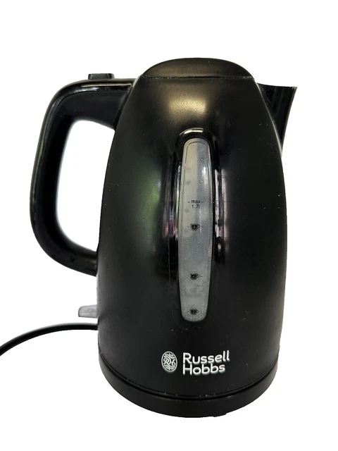 Black & Decker Russell Hobbs Bouilloire électrique De 1,7 L De Style Retro Noir Et Chrome