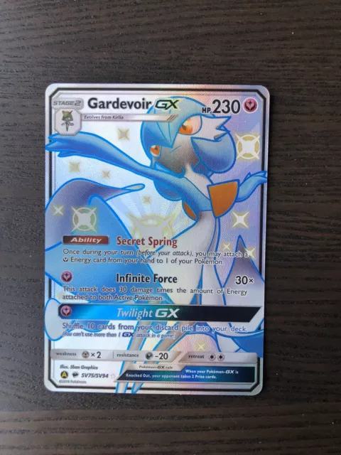 Pokémon TCG Gardevoir GX Hidden Fates SV75/SV94 Holo Full Art Neuwertig