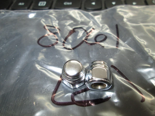 5 Chrome Plated Steel Hex Nuts – 5/16-24 Thread – For Harley, Chopper, Bobber, Cafe Racer, XS650 (Working Class Choppers)