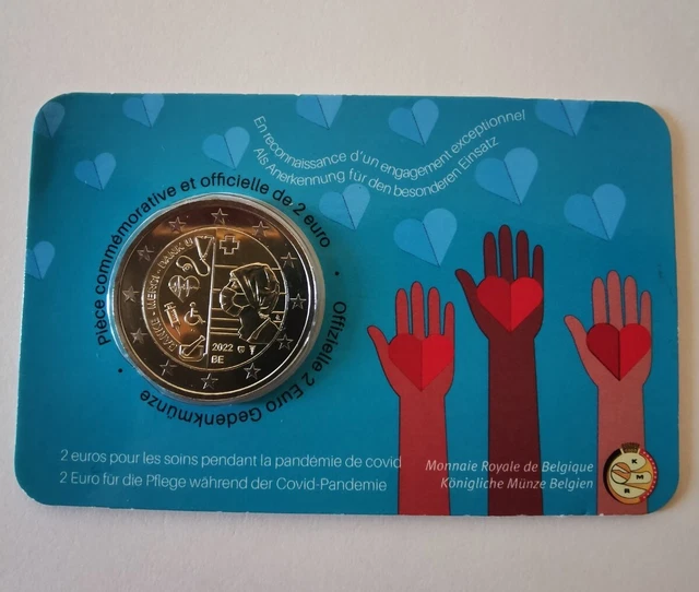 Coincard Pièce 2 Euro Commemorative Belgique 2022