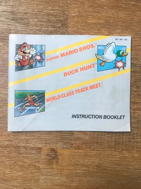 Notice Jeu Vidéo Super Mario Bros. / Duck Hunt - Version Fan-made FR/NL - NEUF