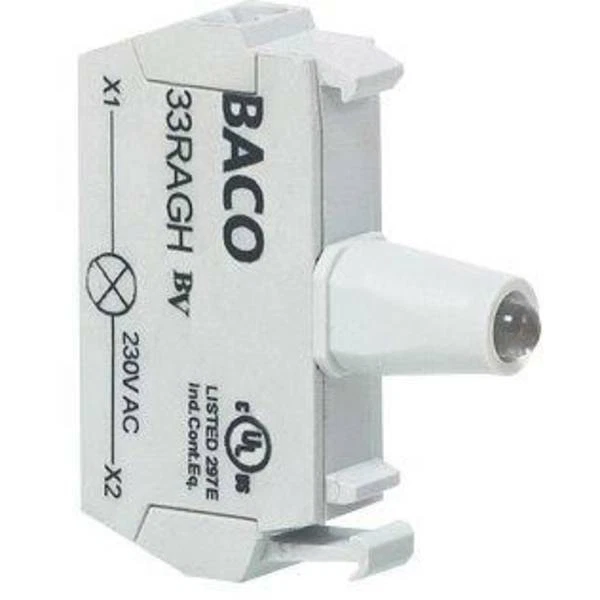 Baco 33rawh elemento led bianco 230 v/ac 1 pz
