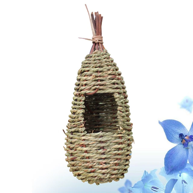 Nid D'oiseau Suspendu En Coque De Noix De Coco - Diamètre 14-16 Cm - Pour Perroquets, Conures, Hamster - Installation Facile - 7