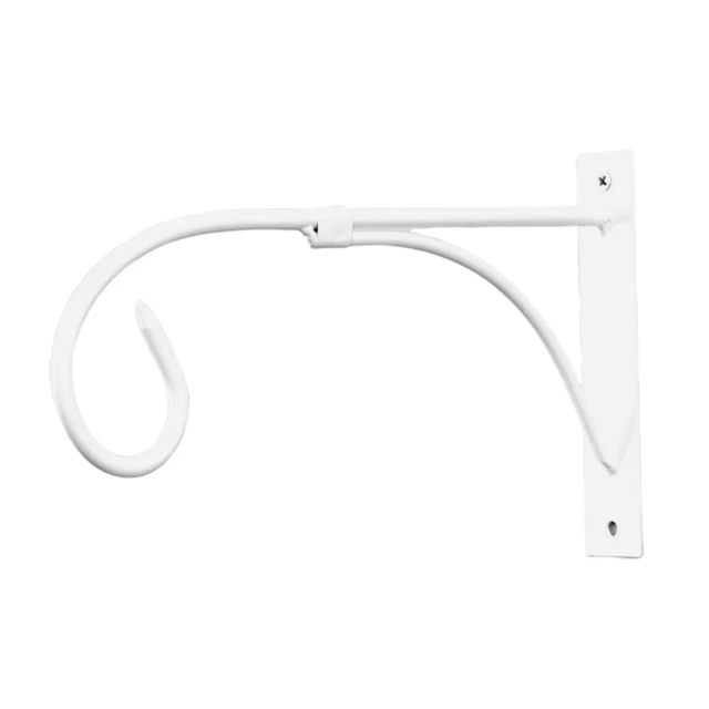 2 Staffe Per Cesti Appesi Nuptio - Ganci Da Recinzione In Metallo Per Piante, Lanterne - Portata 5kg - Foto 8