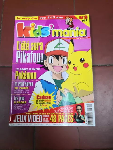 Magazine kids mania n°8 juillet 2000