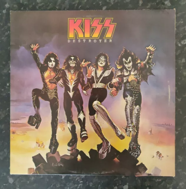 Kiss ‎– Destroyer - LP 1976 EMI Record 12"  Vinyl Album - Rock - EX/VG+ A1-B1