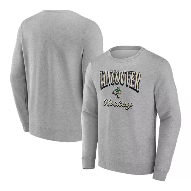 Fanatics Vancouver Canucks Reverse Retro Fleece Sweatshirt Crewneck Pullover