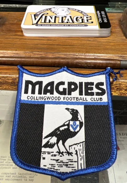 Original VFL AFL 80s Collingwood Magpies Emblem Patch Sew On