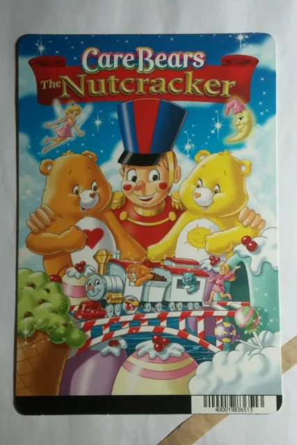 CARE BEARS THE NUTCRACKER CARTOON MINI POSTER BACKER CARD (NOT a dvd movie )