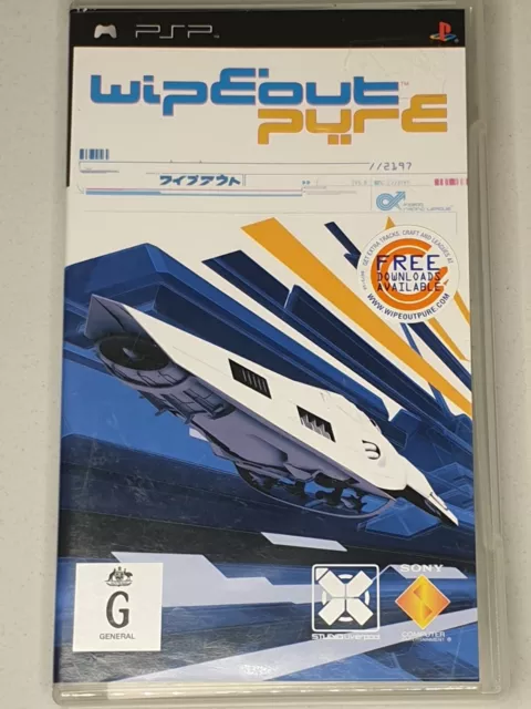 Wipeout Pure Sony Playstation Portable PSP Complete