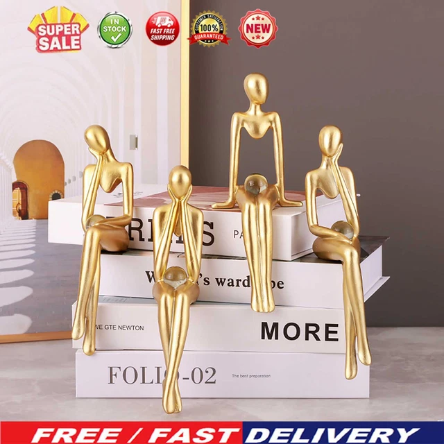 Resin Abstract Man Statues Desktop Ornaments Home Decor for Living Room Bedroom
