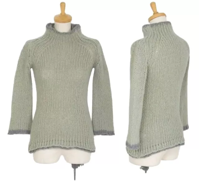 Yohji Yamamoto Y’s bis LIMI Wool Knit Sweater Green Women Size S