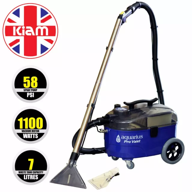 Carpet Cleaner Kiam Aquarius Pro Valet Upholstery Cleaning Car Valeting Machine