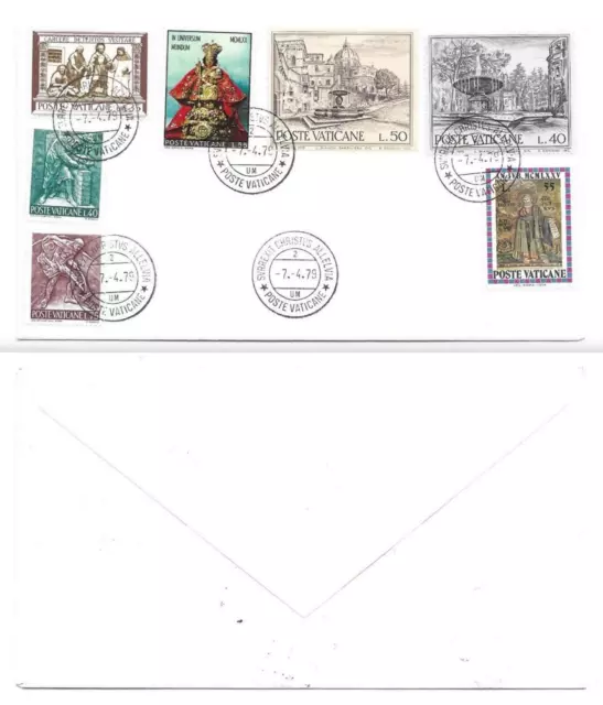 ZJ187 - Vaticano - Carta con sello especial para Pascua 1979