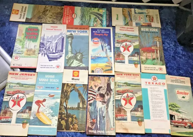 16 Vintage Road Maps