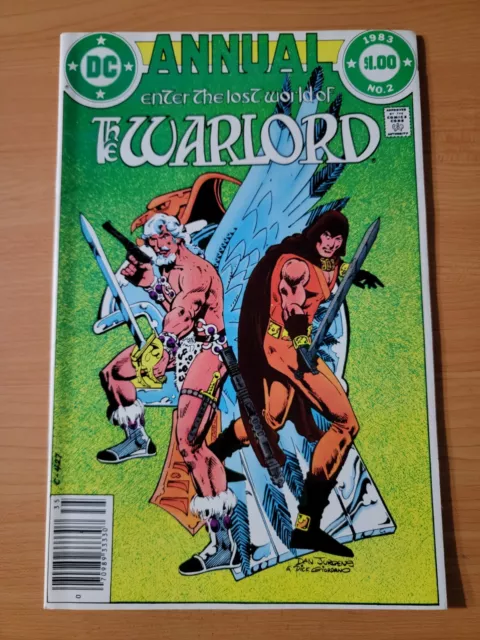 The Warlord Annual #2 Newsstand Variant ~ NEAR MINT NM ~ 1983 DC Comics