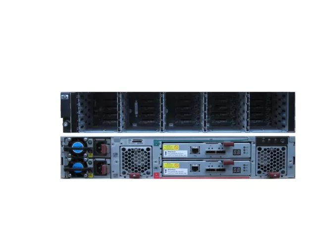 HP Storageworks D2700 Disk Array 25x SFF AJ941A + Rail Kit - INC 10 CADDIES 2