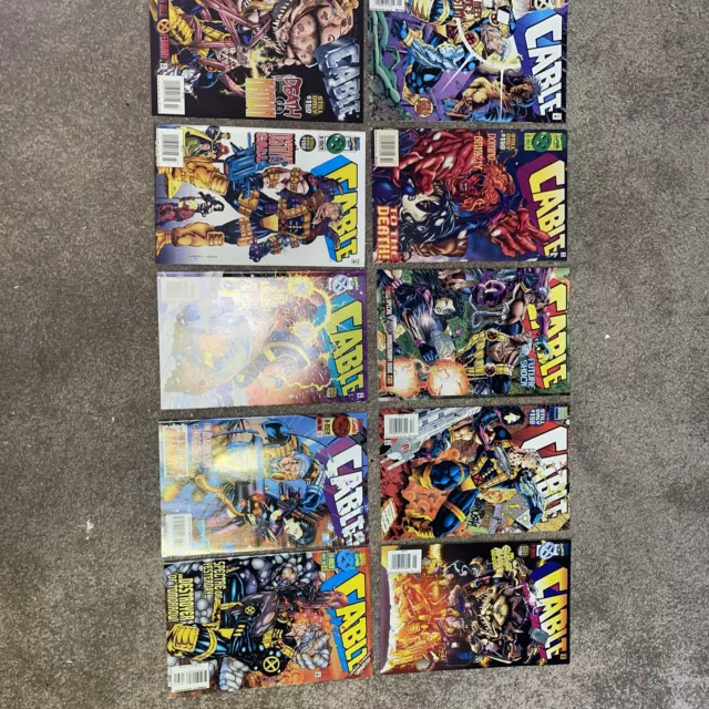 Cable Marvel Comics Run Lot Collection Of 23 24 25 26 27 28 29 30 32 33
