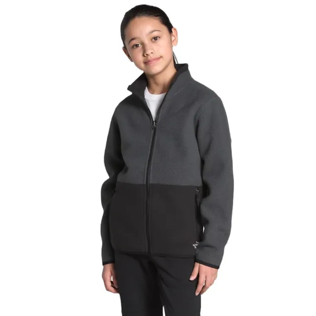 The North Face Girl's Jacket Reversible Sherpalito Long Sleeve Soft Fleece Coat