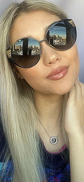 New FENDI FF 0017/S 7RM9O 58mm Black Designer Women's Sunglasses Italy