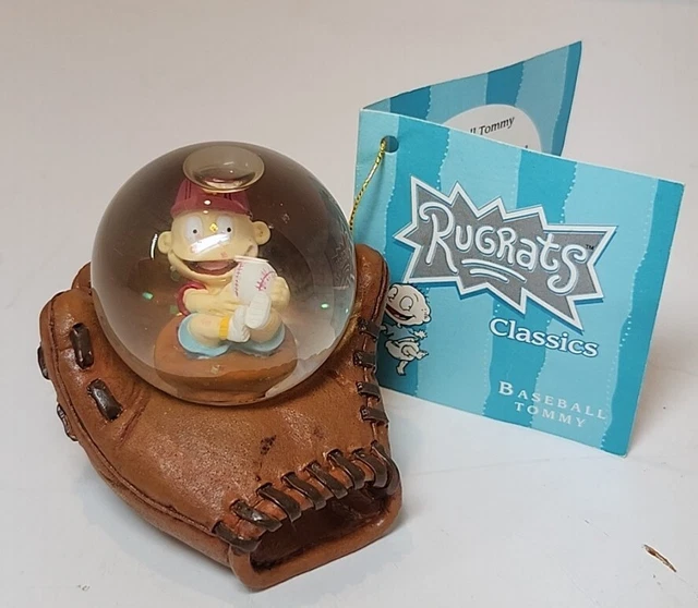 NICKELODEON RUGRATS BASEBALL Tommy Pickles Mini Snow Globe