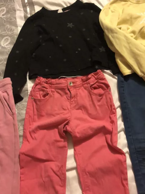 Pacchetto vestiti ragazza età 8-10 jeans oggetto misto, felpa, dungarees, jogger 3