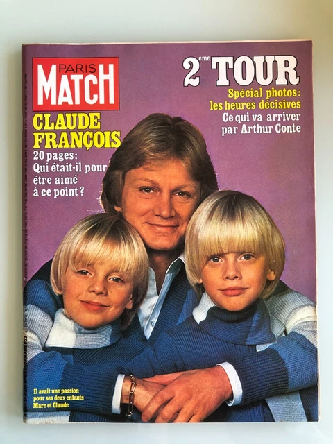 France Dimanche 13 Mars 1978 - Édition Hommage Claude François - Magazine Variétés Françaises