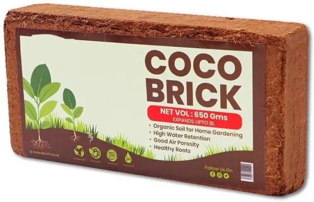 Coco Bricks| Organic Coco Peat | Coconut Fibre Reptile Friendly