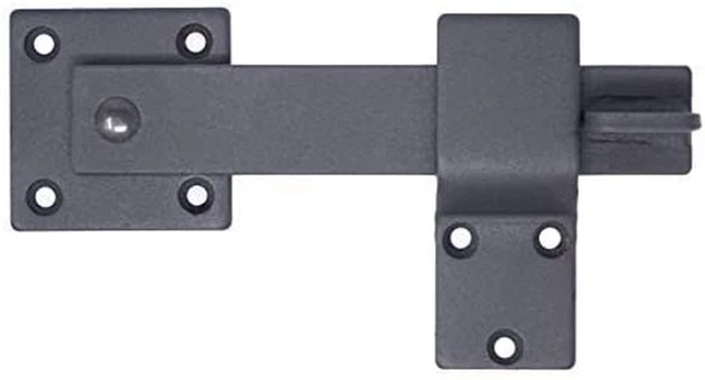 5.5"  Black Barn Door Hardware Farm Gate Latch