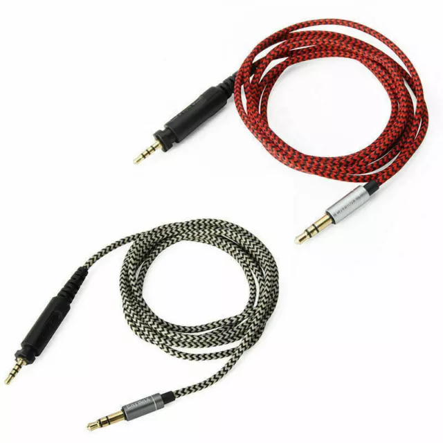 Audio nylon Cable Replacement For Shure SRH840 SRH940 SRH440 SRH750DJ HEADPHONES