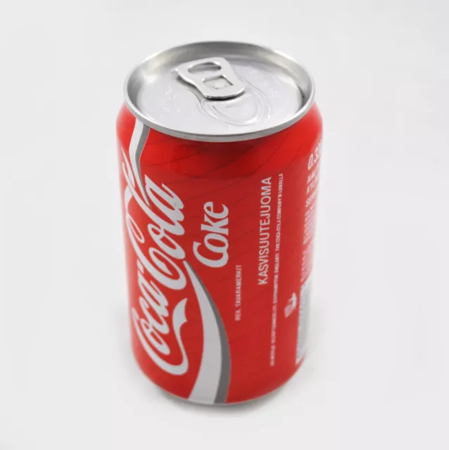 33cl Coca Cola Dose mit Inhalt, voll, ungeöffnet, unopend can, Finnland Finland