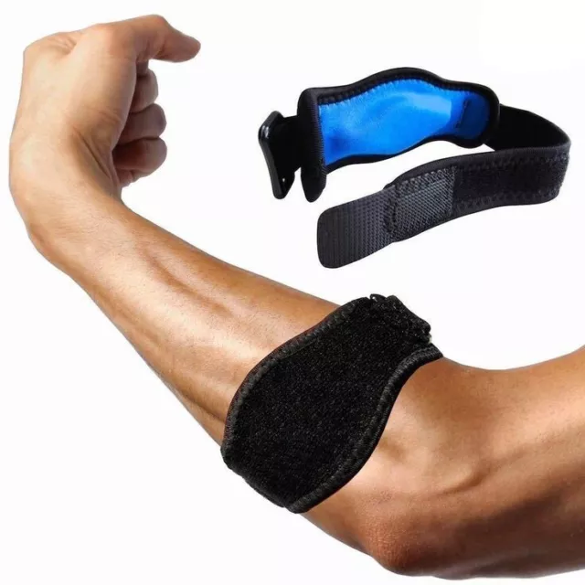 Tennis Elbow Support Brace Golfer Compression Strap Epicondylitis Rsi Clasp Pad