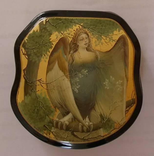 Lupenmalerei. Perfekte Miniaturmalerei! Phönix-Vogel! SCHÖNES GESCHENK!!!!!!!